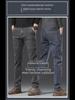 Spring Collection: Men's Elastic Smoke Gray Jeans - Vintage Wash Retro Style