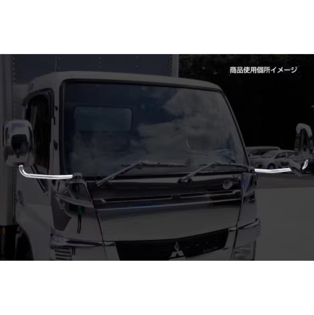 Mitsubishi Fuso Generation Canter Mirror Plated Genuine Manually Canter Side Door Rearview Fuso Left and Right Custom Part Brackets, Finish, Type,