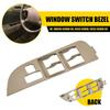 Driver Left Master Power Window Switch Bezel Trim Beige For 98-02 Toyota Corolla