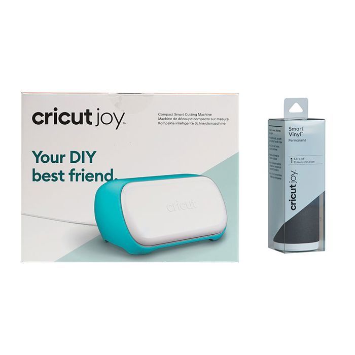 Machine de découpe Cricut Joy + vinyle permanent noir brillant 121,9 x 13,9 cm