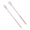 2Pcs Silicones Straw Cleaning Brush Set with Bendable Steel Safe
