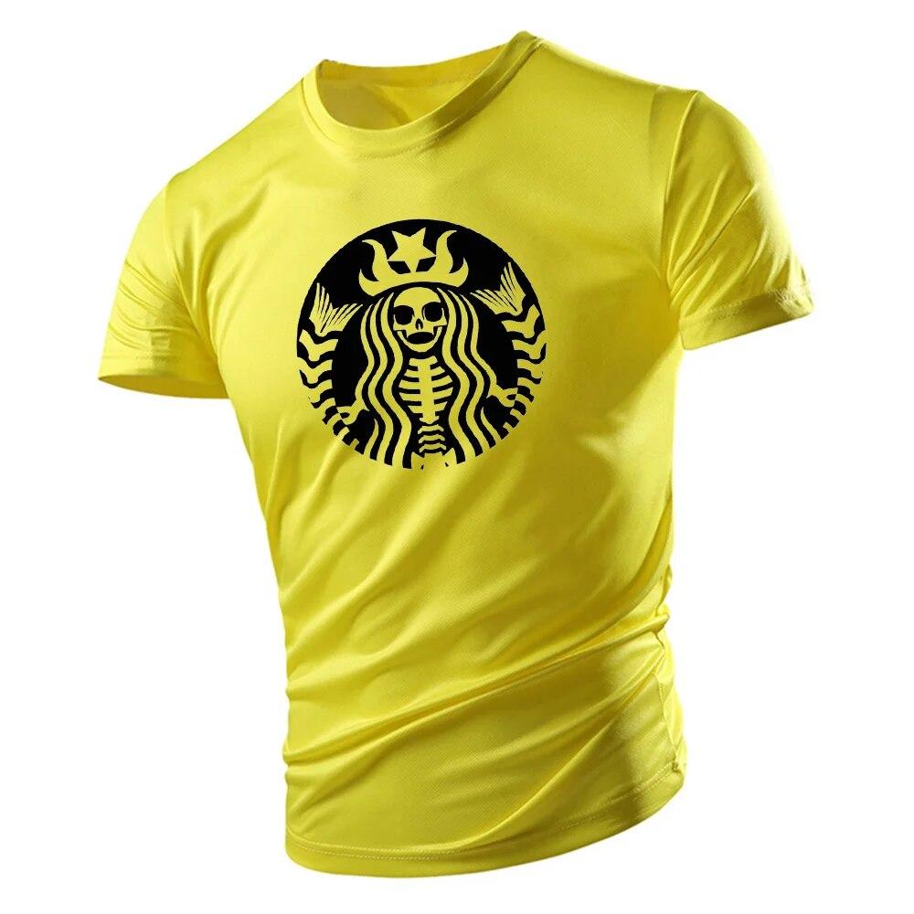 Four Seasons New Fashion Casual 2d Halloween Jack-O '-Lantern Print Bărbați Lejer, confortabil, Tricou cu mânecă scurtă Top cu uscare rapidă