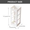 Plastic Storage Rack For Bedroom Use Perfect For Organizing Clothes Cosmetics And More Durable And Easy To Assemble