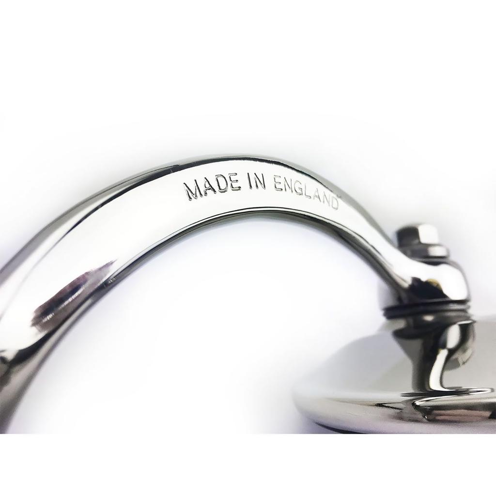 Halcyon Bar End Mirror, Motorcycle Mirror, Square Type, For Motorcycles, 1 Side, Left and