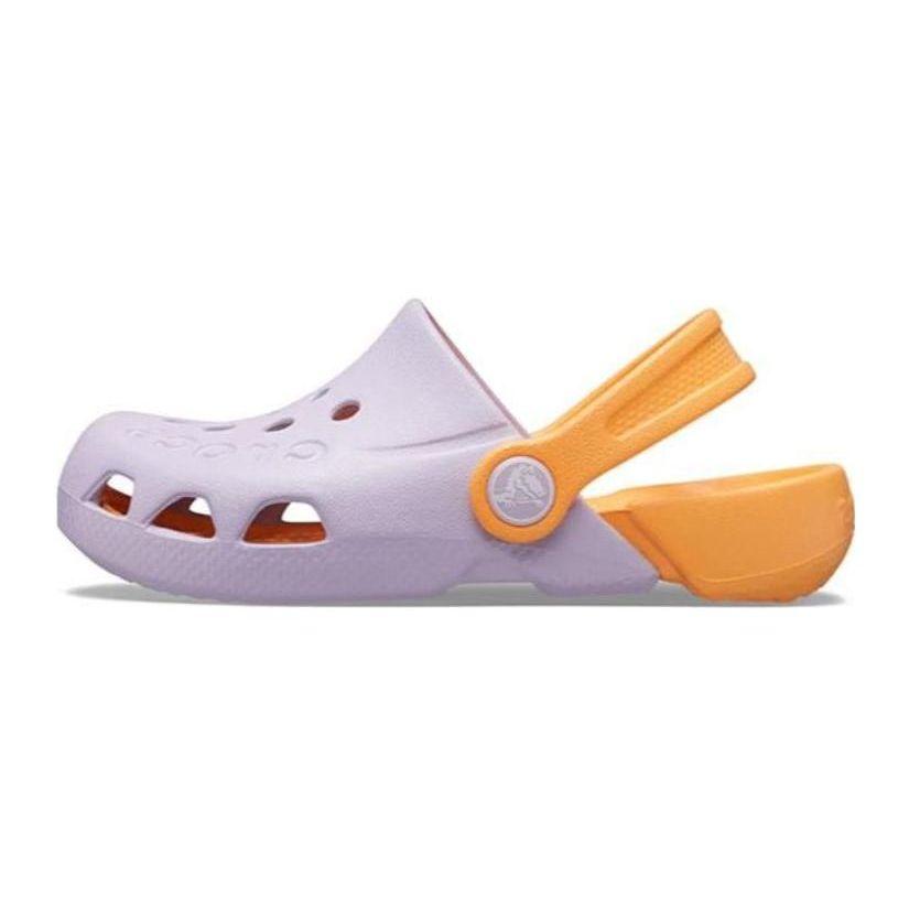 

Crocs Comfortable Durable Breathable Kids Sandals Kids sandals Light-Purple Melon-Orange 10400-5PK 33