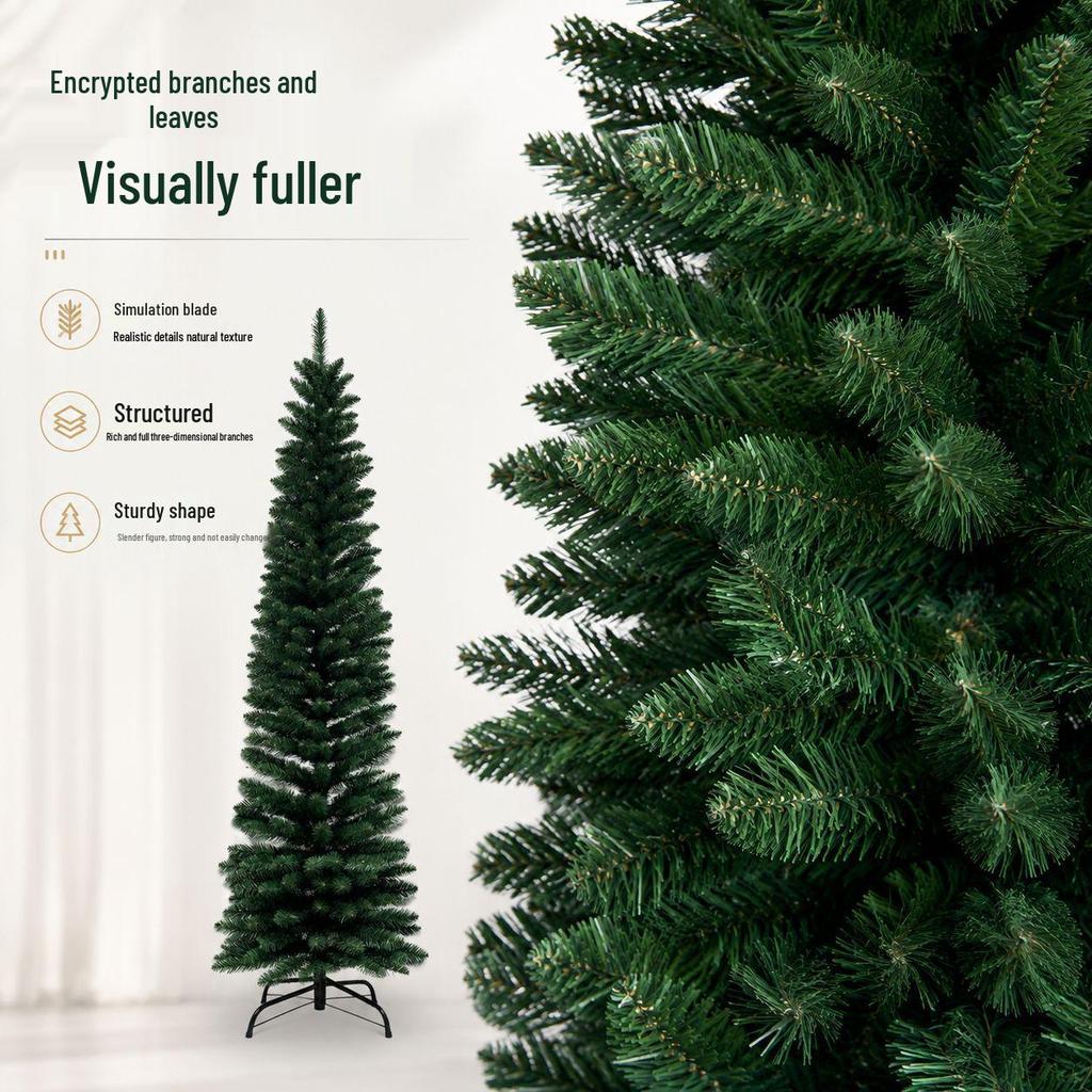 Christmas PVC Pencil Tree Ornament Set with Automatic Desktop DIY Arrangement