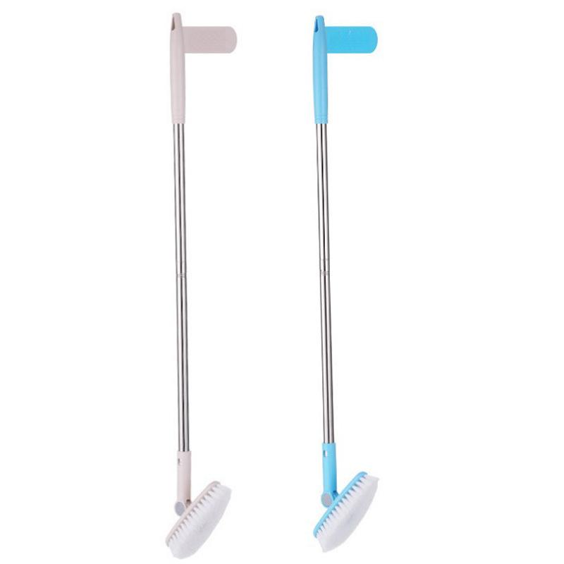 Multifunctional Hard Bristle Floor Brush Plastic Long Handle Cleaning Brush Bathroom Floor Brush Bathtub Floor Tile Brush