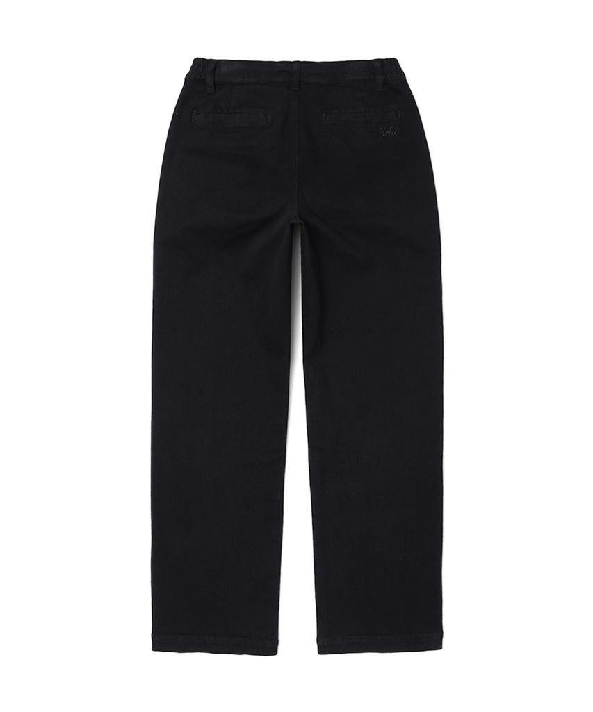 UCLA Men'S Colored Denim Side Banding Wide Pants [Black](Uz9Dp01_39)