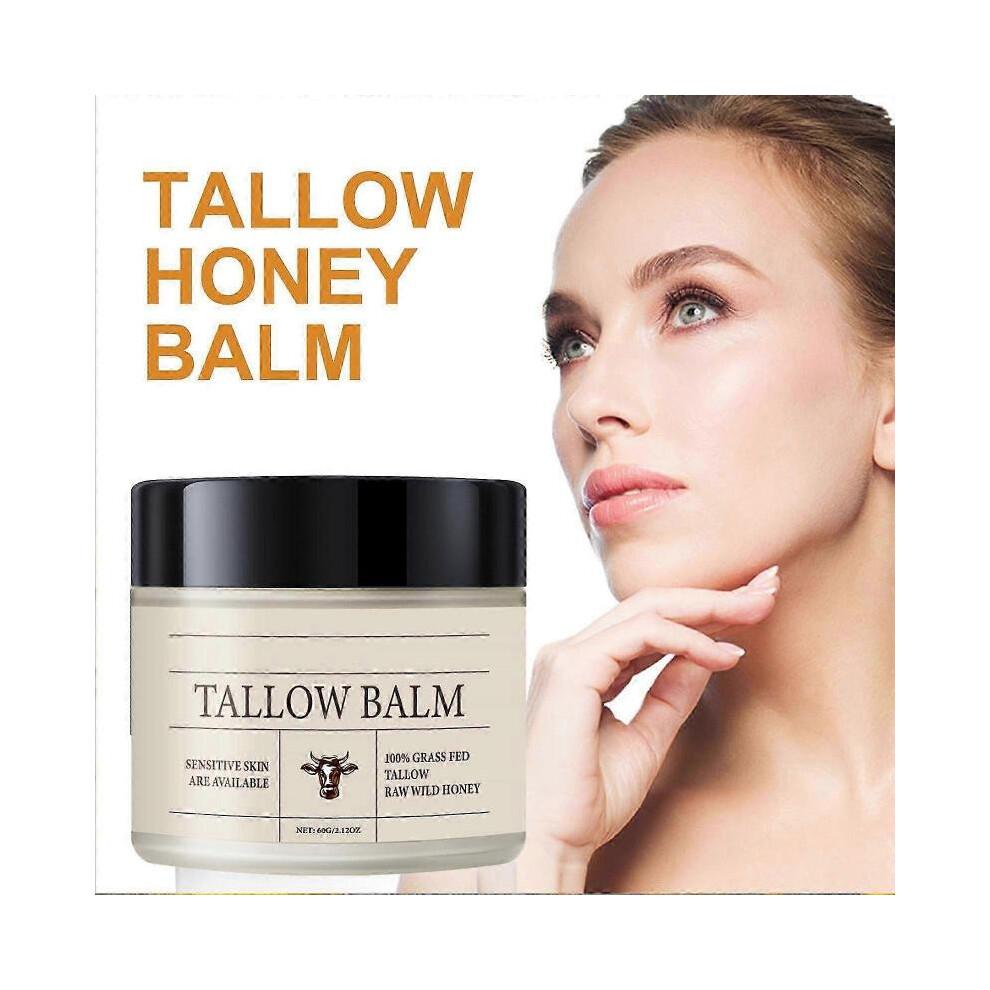 Balzám z hovězího loje z trávy s hydratačním krémem pro jemnou hydrataci 60g Anti-Aging sady péče o pleť