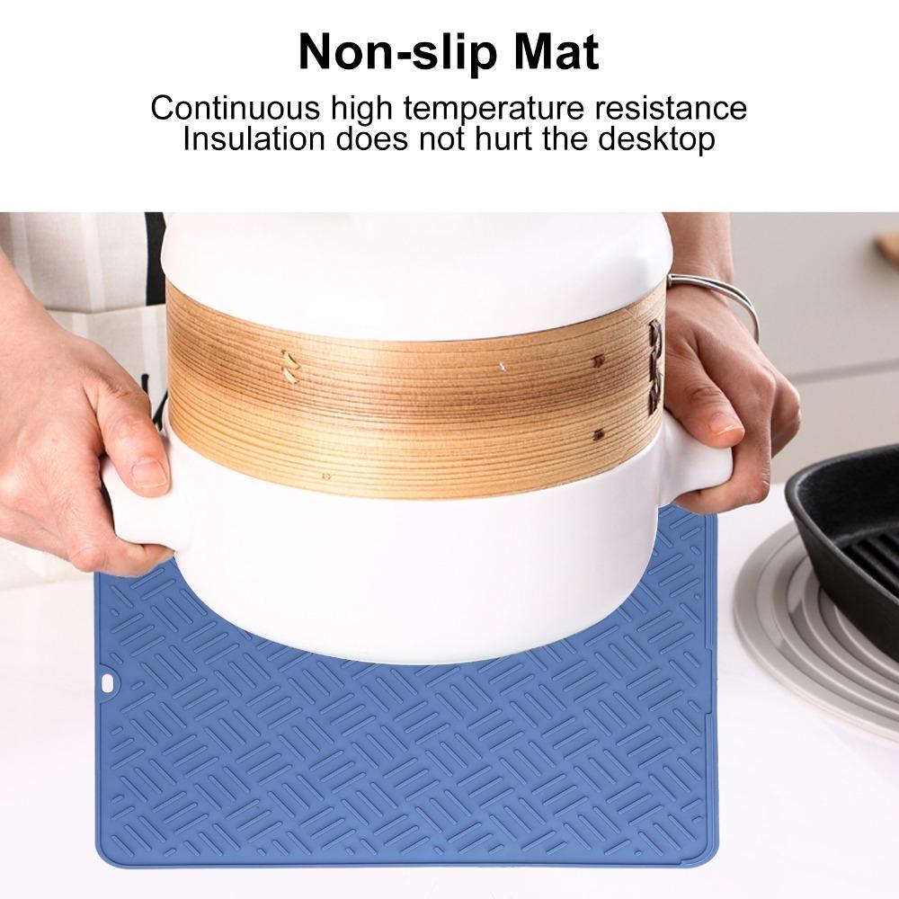 Multiple Optional Color Draining Mat Sink Anti-slip Cushion Countertop Anti-wet