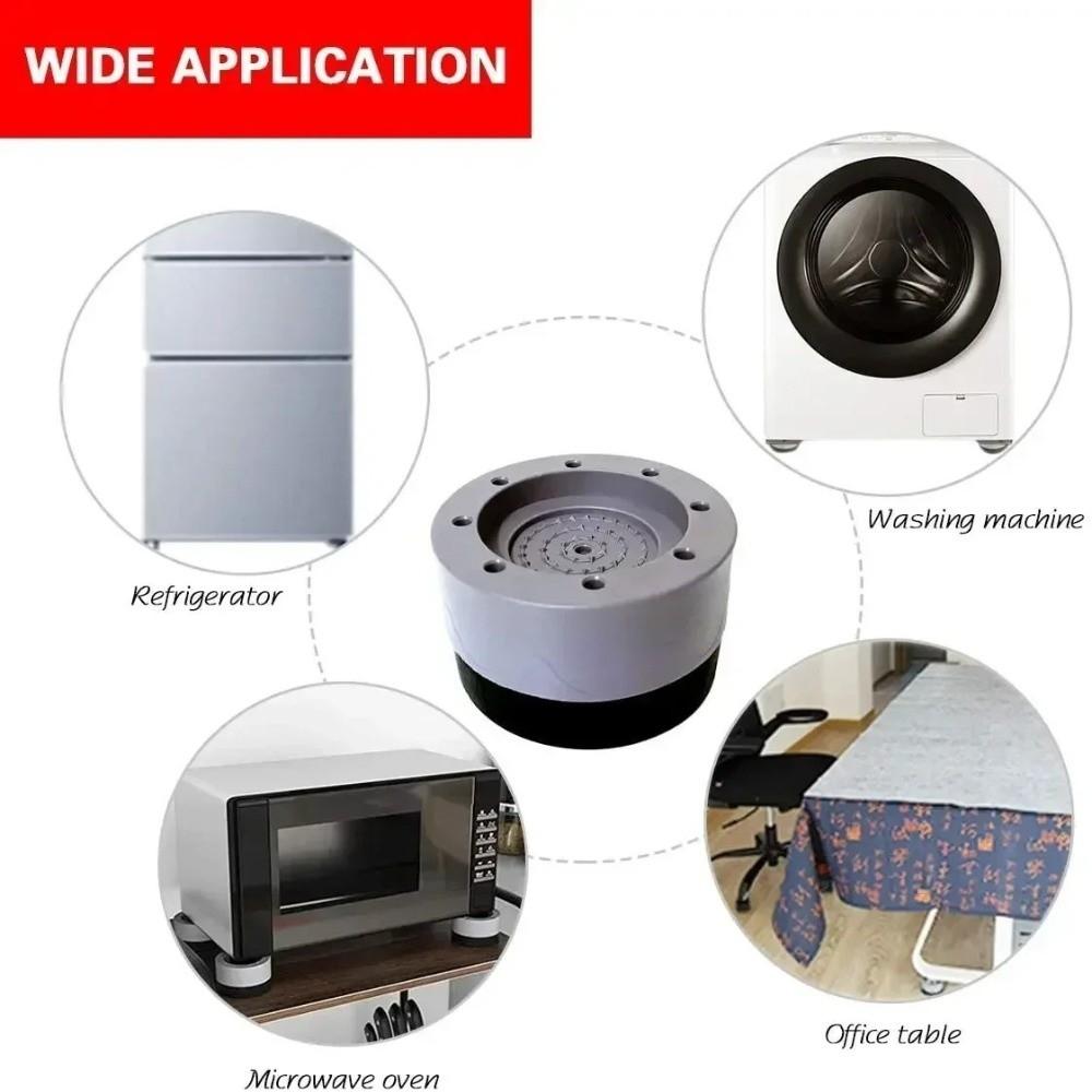 4Pcs Shock-absorbing Washing Machine Foot Pad Furniture Dampers Stand  Washing Machine Refrigerator