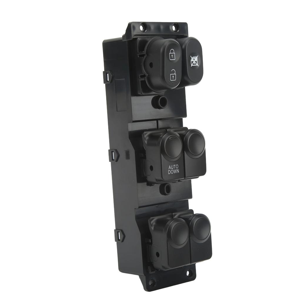 Elektrischer Fensterheberschalter linke Tür 93570 0U110 Schwarz Fenster-Hauptschalter Ersatz für ACCENT 2010‑2014 Schwarz