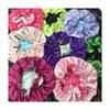 Plain Color Silk Bonnet Double Layer Sleeping Bonnet Satin Vendor Reversible Hair Bonnets for Women