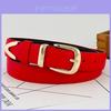 Stylish Pu Leather Belt For Women With Gold Buckle Perfect For Casual And Business Wear