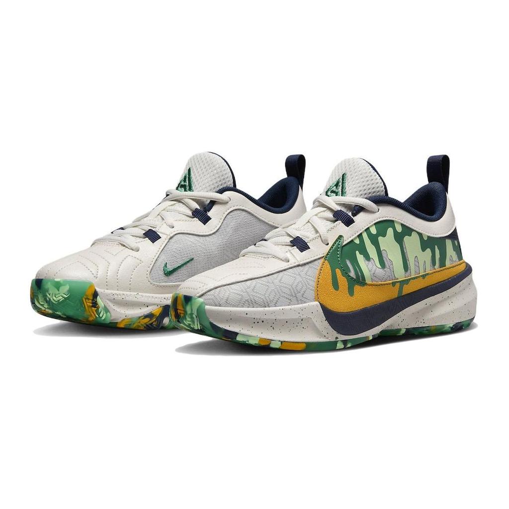 Nike Zoom Freak 5 SE GS Summer Camp Pack - Hometown Hero Kids Sneakers Grey Wolf-Grey University-Gold FN4975-001