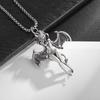 European and American Cartoon Cute Bat Girl Trend Jewelry Necklace Pendant