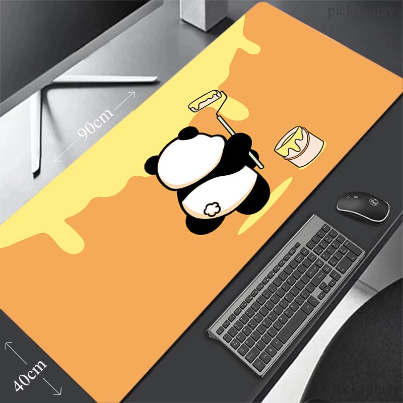 Panda xcm XXL Lock Edge Mousepads Large Gaming Mousepad Desk Mat Mouse Mat Beast Desk Pad For Gift Mouse Pad