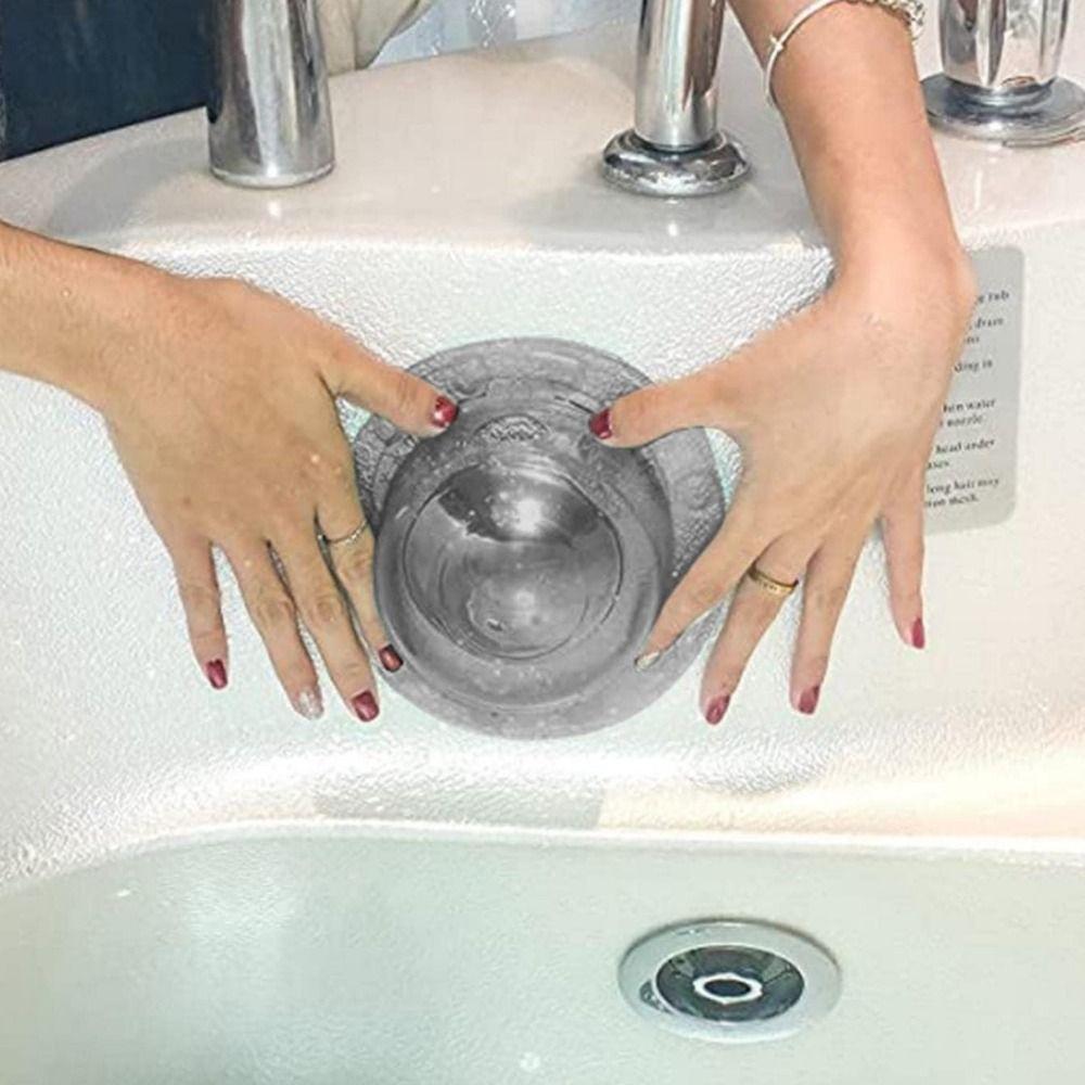 PVC Water Stop Plug Transparent Bathroom Accessories New Drainage Cap Bottomless Bathtub