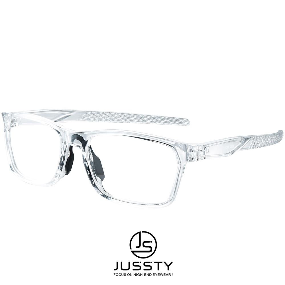 

JUSSTY Transparent Sport Prescription Glasses Frame Men Myopia Optical Eyeglasses Frame Male Square Matte TR90 Spectacles Brand