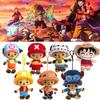Authentischer One Piece Plüschanhänger, Niedlicher und weicher Cartoon-Charakter-Schlüsselanhänger