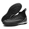 New foreign trade high-top football shoes adult AG long nails TF broken nails lawn training shoes football men and women
