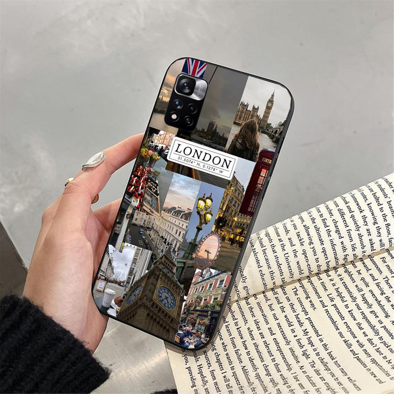 London aesthetics Funda Phone Case For Xiaomi Redmi note 14 Pro 14 13 12 11 10 Pro 14S 12S 11S Redmi 14C 13C 10