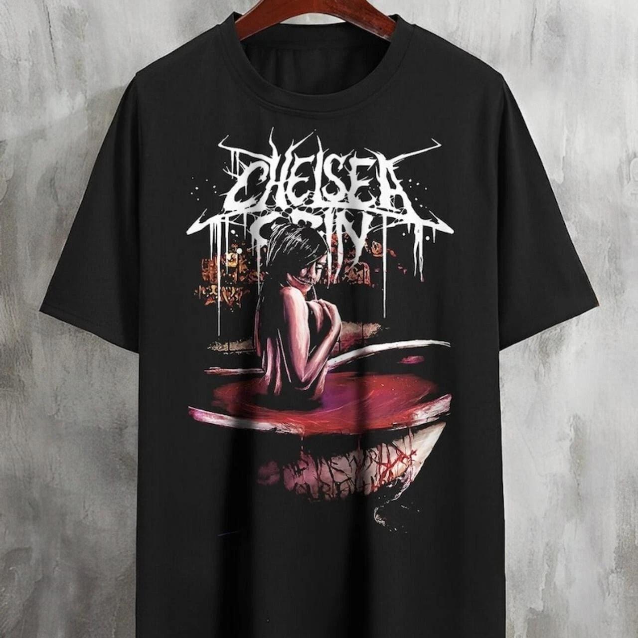 Chelsea Grin Band Gift For Music Lover Black Cotton T Shirt Size S-5XL S