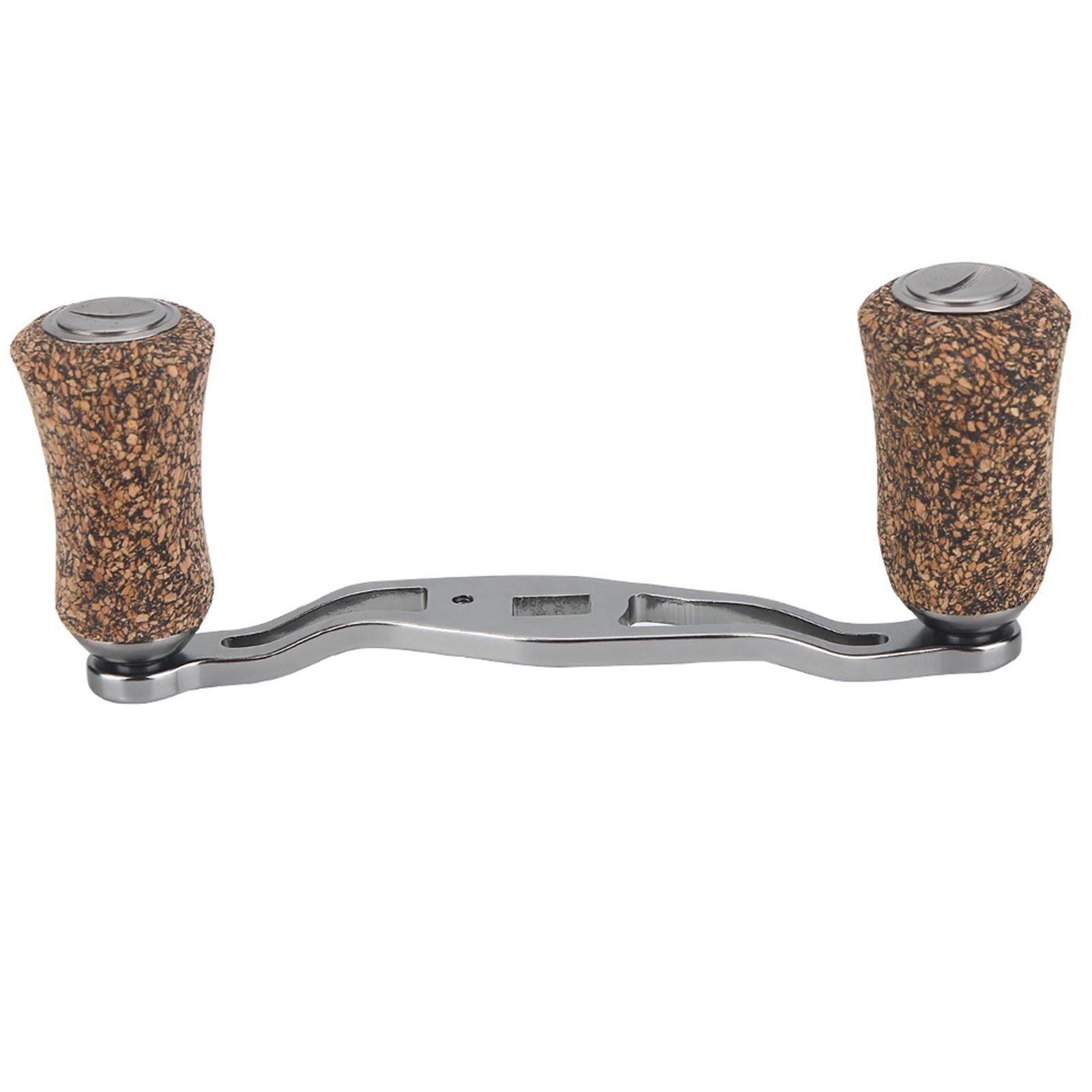 

Ручка рыболовной катушки Деревянная ручка Каркас из углеродного волокна с запасными частями фитингов (Цвет пистолета)