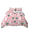 Cartoon Animal Cow Three-Piece 3D Digital Printing Kit Sheet