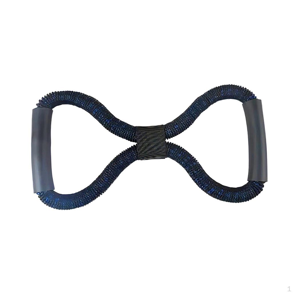 8 Shape Resistance Band Arm Exerciser Foot Leg Hand Stretcher for Men Women Fitness Pull Rope
