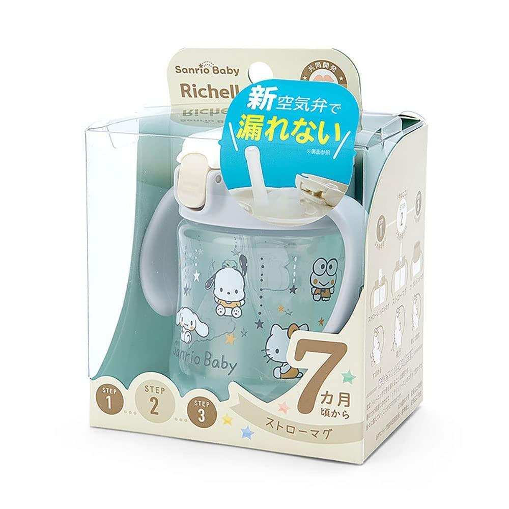 Sanrio (SANRIO) Sanrio Characters Richel Straw Mug Star Gray (Sanrio Baby) 693481