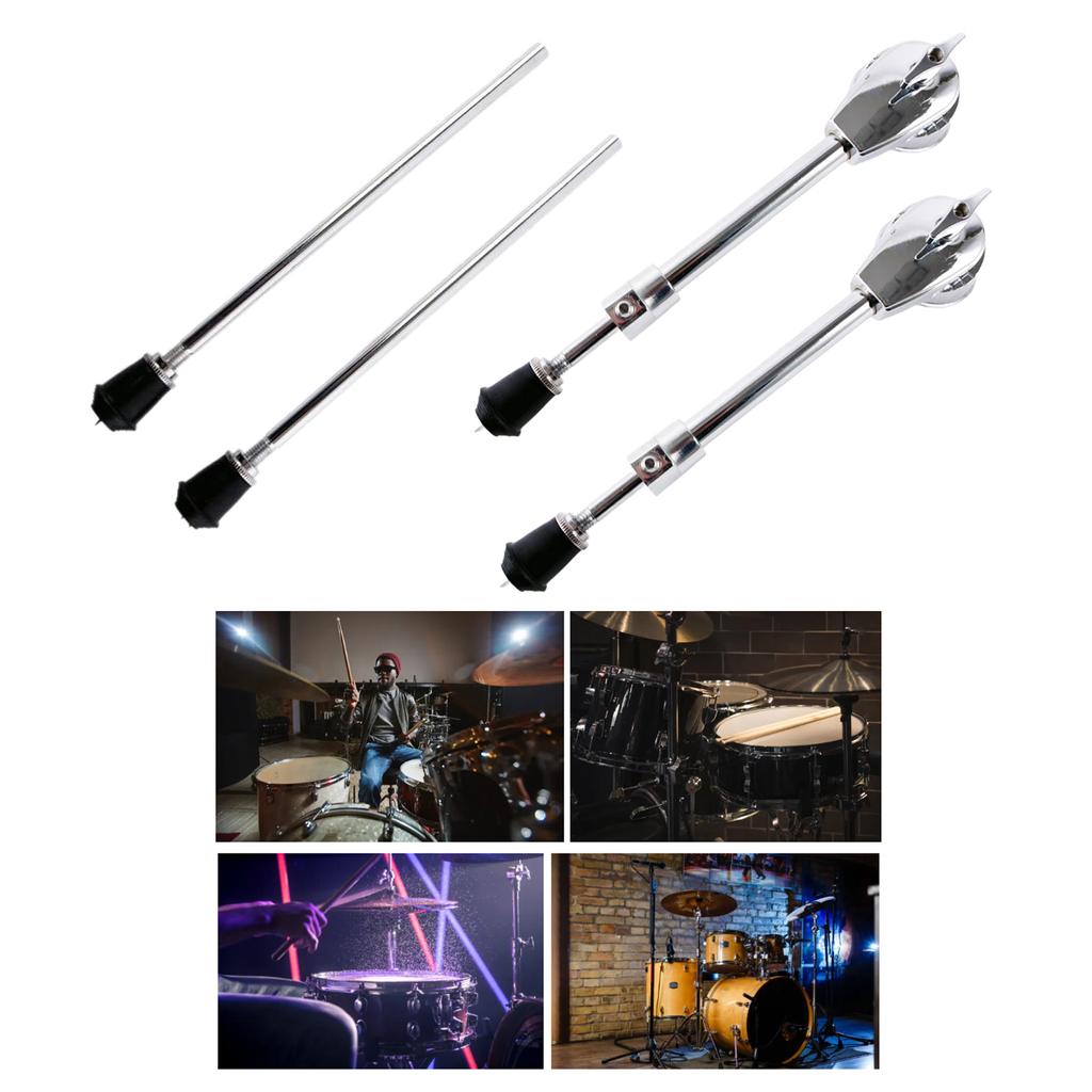 Drum Legs Support Metal Floor Tom Legs Floor Roller Accessory Drum Accessory Drum Stand Replacement Drum Leg Stand Leg
