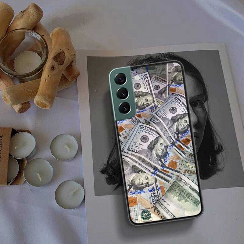Banknote Dollar Cash Money Phone Case For Samsung A15 A25 A35 A55 Galaxy A70S A50S A30S A30 A40 A71 A51 A41 A31 A21 A11 A01 A20S