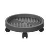 Heavy-Duty Plastic Rolling Plant Pot Caddy