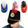 Dress Up Marching Band Hat Sun Protection Drum Major Hat Uniform Hat  Cosplay Carnival