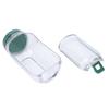 Salad Jar 1000ml Side Open Vertical Layering Salad Container with Sauce Compartment Reusable Leakproof Microwave Safe