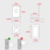 Non-Punch Magnetic Door Stopper Invisible Anti-collision Door Holders Hidden Doorstop  Home
