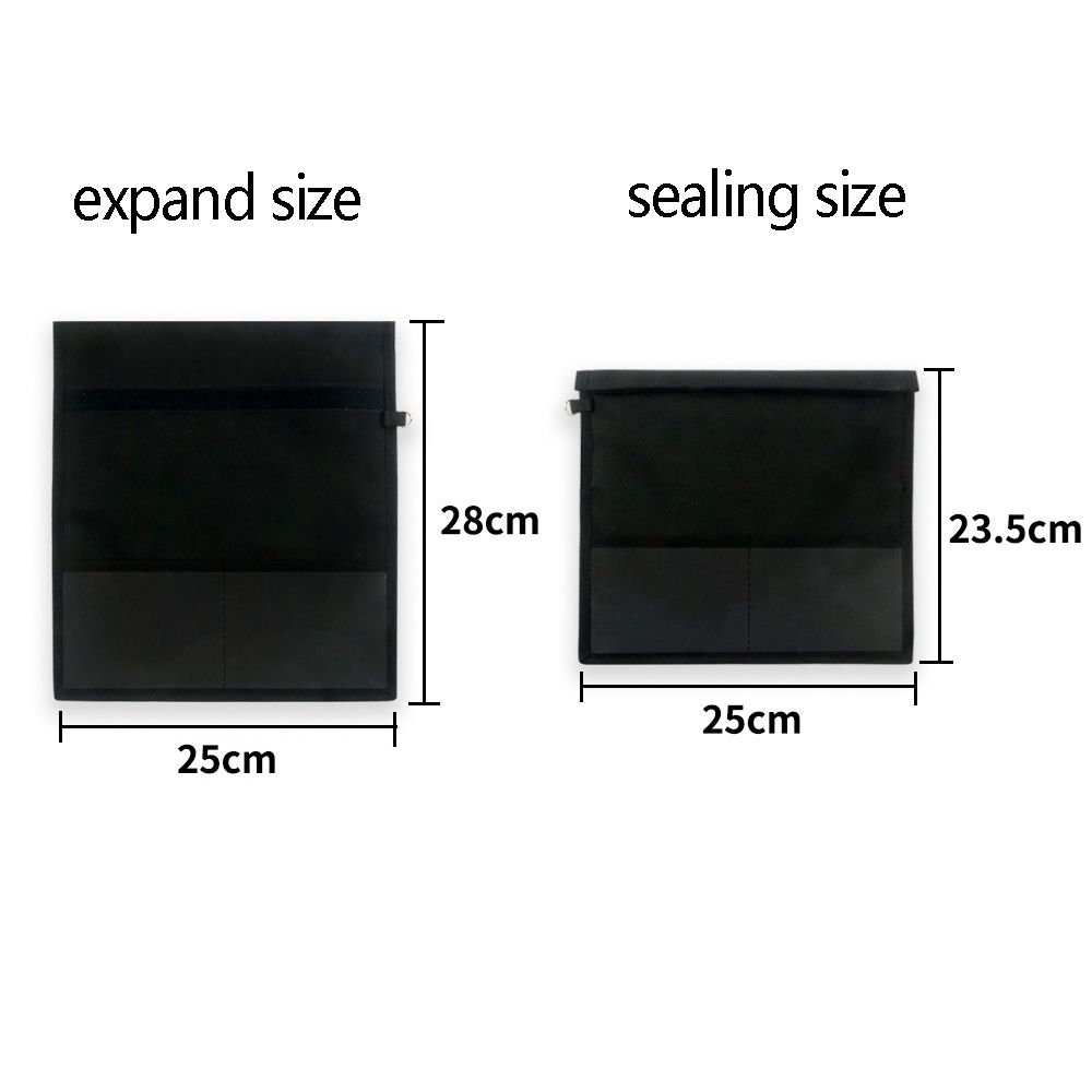 

Кошелек Мобильный телефон RFID Экранирующий чехол Антирадиационный чехол Сумка для блокировки сигнала Сумка для хранения 25cmX28cm чёрный