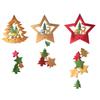 DIY Christmas Tree Star Epoxy Resin Silicone Mold Pendant Key Chain Elk Door Bell Hanging Moldes De Resina Christmas Decoration