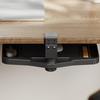 Desk Side Storage Steel Side Desk Organizer Adjustable Space-Saving Holder Rack For Workplace Dorm Eraser Pen Student Standing
