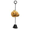Hand Painted Spooky Hanging Bell Weather Resistant Resin Craft Ornament  Homeowners