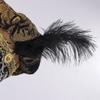 with Feather Medieval Noble Court Hat Antiqued Renaissance Ceremony Dress Hat  Role-Play