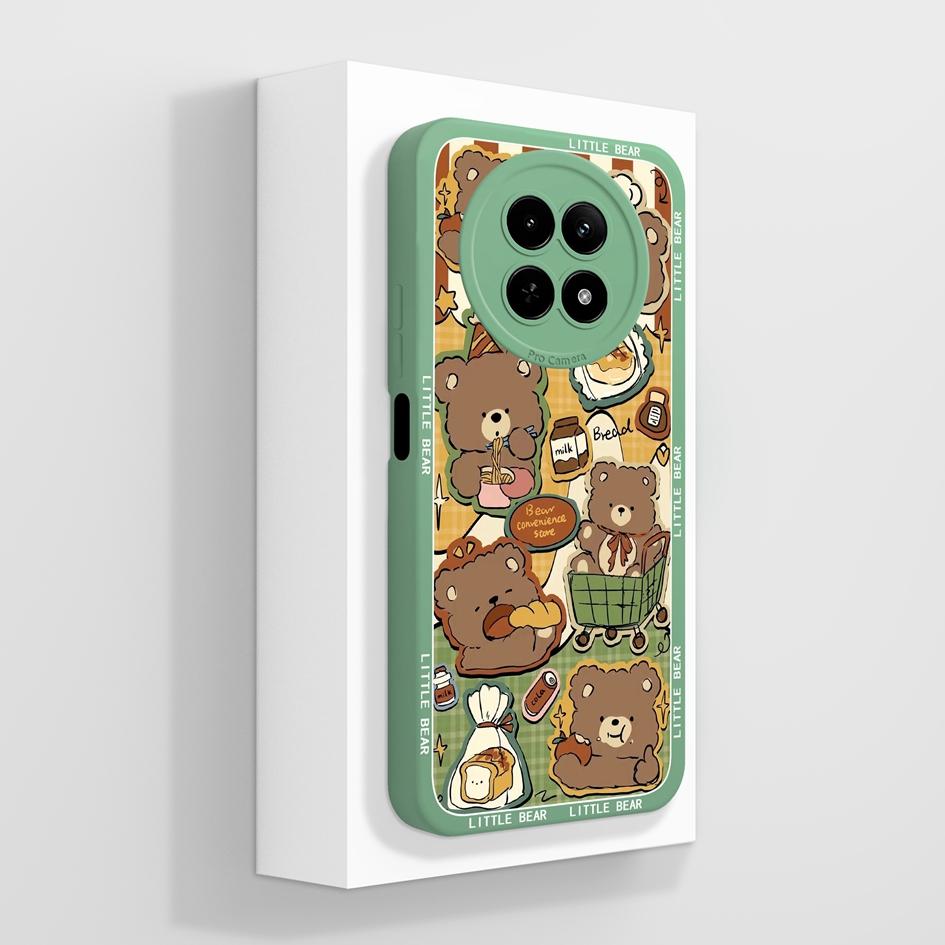 Matte Hülle für OPPO Realme 12 11 Pro Plus 12Lite 12X 11X Hülle Niedliche Mode Welpe Handy Tasche Weiches Flüssigsilikon Stoßfester Bumper für OPPO Hülle Capa