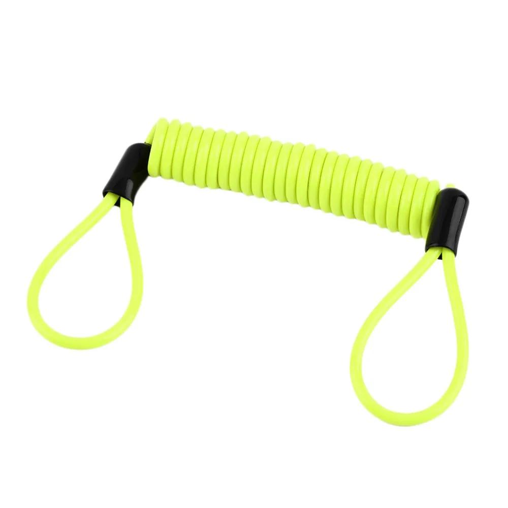150cm Green Security Anti Thief Motorbike Motorcycle Wheel Disc Brake Alarm Lock & Bag and Reminder Spring Cable
