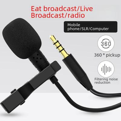 Mini USB Tragbares Rauschunterdrückendes Clip-Mikrofon für Live-Übertragung & Aufnahme