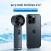 26-Year 100-Speed Mini Handheld Fan with Strong Wind, USB Digital Display, Portable Design