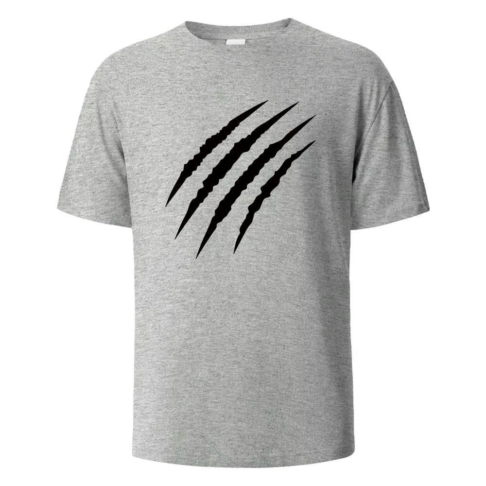 Unisex Summer Pattern Printed Short Sleeved Tshirt Fashionable And Simple Round Neck Tshirt Versatile Tshirt