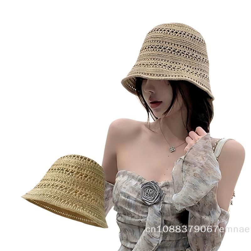 [ZYAS]2026 Summer Sun Hat Versatile Solid Color Sun Protection Hat Breathable Sunshade Hat Small Fisherman Hat