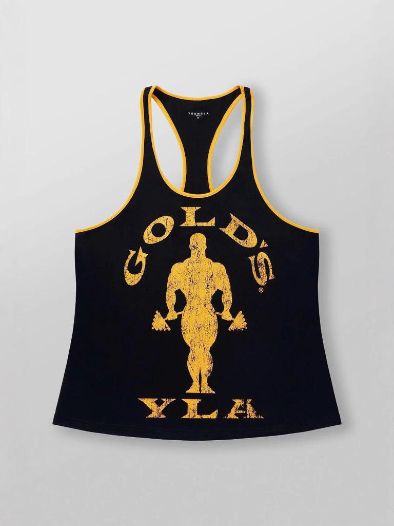 YOUNGLA Men's Quick-Dry Breathable Running Vest - Trendy & Lightweight for Fitness