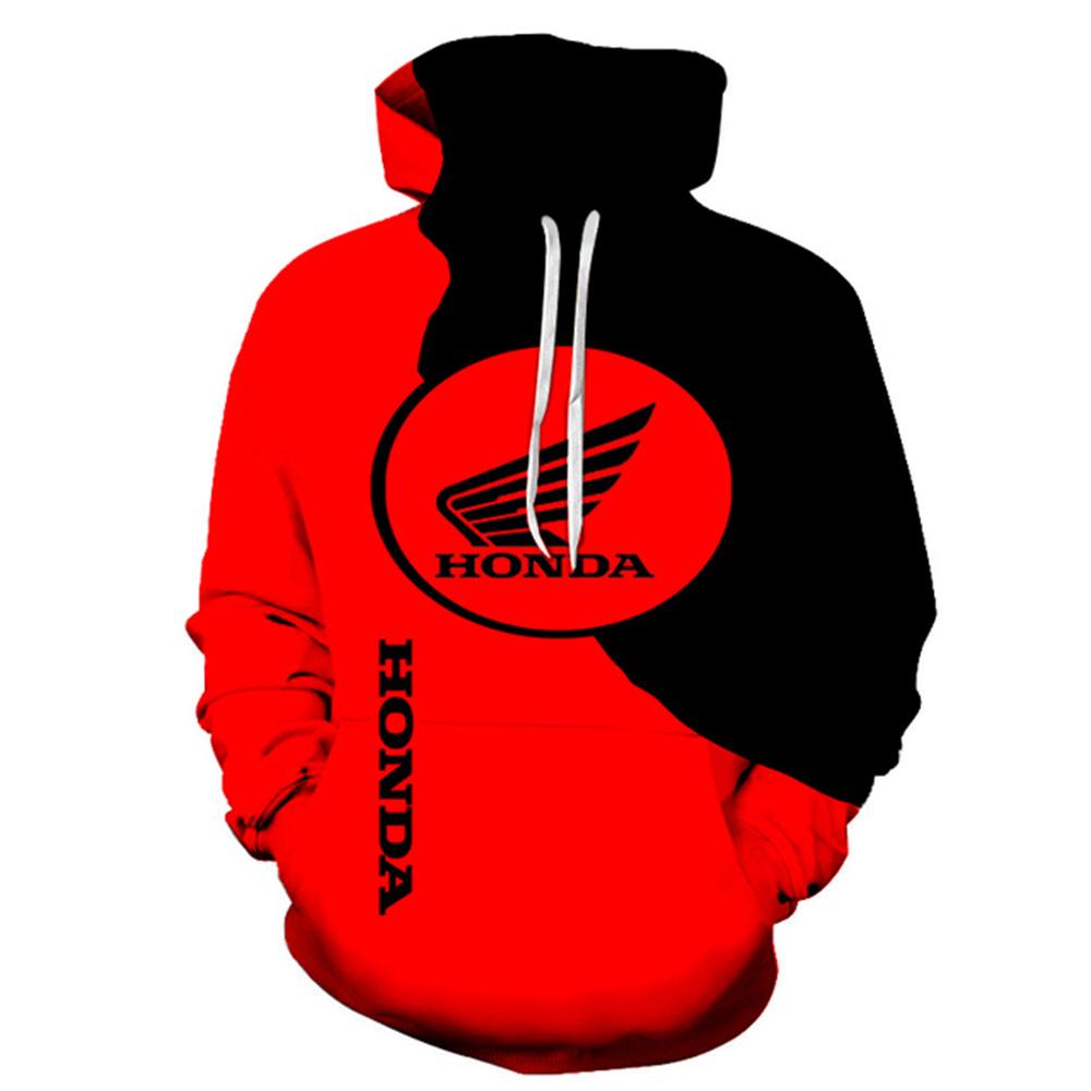 Sudadera con capucha Honda para hombre, sudadera con estampado 3D para motocicleta, moda para deportes al aire libre,